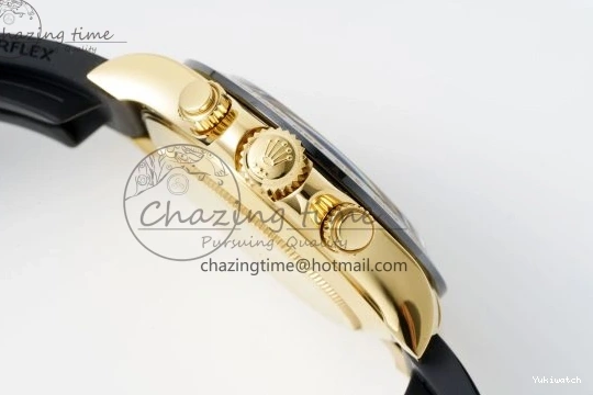 SA4130 Strap Rubber 1:1 Daytona BTF Best 116518 Lume on V2 Dial Oysterflex Edition YG 0523